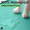 image:imageGORILLA GRIP Cat Litter Box Mat Easy Clean Silicone Mats 24x15 GrayTurquoise