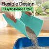 image:imageGORILLA GRIP Cat Litter Box Mat Easy Clean Silicone Mats 24x15 GrayTurquoise