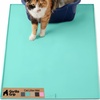 image:imageGORILLA GRIP Cat Litter Box Mat Easy Clean Silicone Mats 24x15 GrayTurquoise