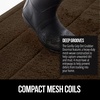 image:imageGORILLA GRIP Dirt Grabber Door Mat Durable Mesh for Indoor Outdoor UseBrown