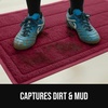 image:imageGORILLA GRIP Dirt Grabber Door Mat Durable Mesh for Indoor Outdoor UseBurgundy Wine