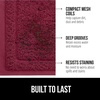 image:imageGORILLA GRIP Dirt Grabber Door Mat Durable Mesh for Indoor Outdoor UseBurgundy Wine