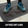 image:imageGORILLA GRIP Dirt Grabber Door Mat Durable Mesh for Indoor Outdoor UseDark Gray
