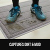 image:imageGORILLA GRIP Dirt Grabber Door Mat Durable Mesh for Indoor Outdoor UseGrey