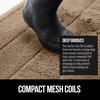 image:imageGORILLA GRIP Dirt Grabber Door Mat Durable Mesh for Indoor Outdoor UseTaupe