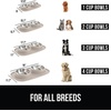 image:imageGORILLA GRIP Dog Bowl Set with Feeding Mat 304 Stainless Steel 2 Cup GrayBeige