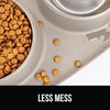 image:imageGORILLA GRIP Dog Bowl Set with Feeding Mat 304 Stainless Steel 2 Cup GrayBeige