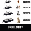 image:imageGORILLA GRIP Dog Bowl Set with Feeding Mat 304 Stainless Steel 2 Cup GrayBlack