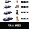 image:imageGORILLA GRIP Dog Bowl Set with Feeding Mat 304 Stainless Steel 2 Cup GrayNavy