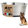 image:imageGORILLA GRIP Dog Bowls Food Grade Stainless Steel Set of 2 2 Cup BlackBlack