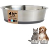 image:imageGORILLA GRIP Dog Bowls Food Grade Stainless Steel Set of 2 2 Cup BlackGray