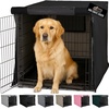 image:imageGORILLA GRIP Dog Crate Covers Wire Kennel Topper 42 in Gray Black PawBlack