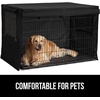 image:imageGORILLA GRIP Dog Crate Covers Wire Kennel Topper 42 in Gray Black PawBlack