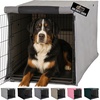 image:imageGORILLA GRIP Dog Crate Covers Wire Kennel Topper 42 in Gray Black PawGray