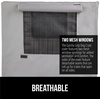 image:imageGORILLA GRIP Dog Crate Covers Wire Kennel Topper 42 in Gray Black PawGray
