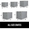 image:imageGORILLA GRIP Dog Crate Covers Wire Kennel Topper 42 in Gray Black PawGray