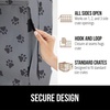 image:imageGORILLA GRIP Dog Crate Covers Wire Kennel Topper 42 in Gray Black PawGray Black Paw