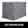image:imageGORILLA GRIP Dog Crate Covers Wire Kennel Topper 42 in Gray Black PawGray Black Paw