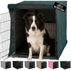 image:imageGORILLA GRIP Dog Crate Covers Wire Kennel Topper 42 in Gray Black PawHunter Green