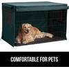 image:imageGORILLA GRIP Dog Crate Covers Wire Kennel Topper 42 in Gray Black PawHunter Green
