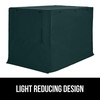 image:imageGORILLA GRIP Dog Crate Covers Wire Kennel Topper 42 in Gray Black PawHunter Green