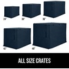 image:imageGORILLA GRIP Dog Crate Covers Wire Kennel Topper 42 in Gray Black PawNavy