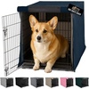 image:imageGORILLA GRIP Dog Crate Covers Wire Kennel Topper 42 in Gray Black PawNavy