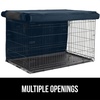 image:imageGORILLA GRIP Dog Crate Covers Wire Kennel Topper 42 in Gray Black PawNavy