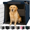 image:imageGORILLA GRIP Dog Crate Covers Wire Kennel Topper 42 in Gray Black PawNavy