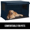 image:imageGORILLA GRIP Dog Crate Covers Wire Kennel Topper 42 in Gray Black PawNavy