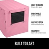 image:imageGORILLA GRIP Dog Crate Covers Wire Kennel Topper 42 in Gray Black PawPink