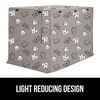 image:imageGORILLA GRIP Dog Crate Covers Wire Kennel Topper 42 in Gray Black PawTaupe Dogs