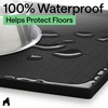 image:imageGORILLA GRIP Dog Food Mat 100 Waterproof Silicone 185x115 GrayBlack