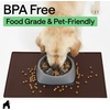 image:imageGORILLA GRIP Dog Food Mat 100 Waterproof Silicone 185x115 GrayBrown