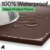 image:imageGORILLA GRIP Dog Food Mat 100 Waterproof Silicone 185x115 GrayBrown