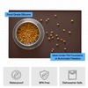 image:imageGORILLA GRIP Dog Food Mat 100 Waterproof Silicone 185x115 GrayBrown