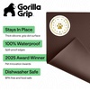 image:imageGORILLA GRIP Dog Food Mat 100 Waterproof Silicone 185x115 GrayBrown