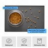 image:imageGORILLA GRIP Dog Food Mat 100 Waterproof Silicone 185x115 GrayCharcoal