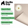 image:imageGORILLA GRIP Dog Food Mat 100 Waterproof Silicone 185x115 GrayCream