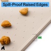 image:imageGORILLA GRIP Dog Food Mat 100 Waterproof Silicone 185x115 GrayCream