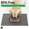 image:imageGORILLA GRIP Dog Food Mat 100 Waterproof Silicone 185x115 GrayGray