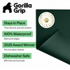 image:imageGORILLA GRIP Dog Food Mat 100 Waterproof Silicone 185x115 GrayHunter Green