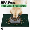 image:imageGORILLA GRIP Dog Food Mat 100 Waterproof Silicone 185x115 GrayHunter Green