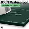 image:imageGORILLA GRIP Dog Food Mat 100 Waterproof Silicone 185x115 GrayHunter Green