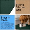 image:imageGORILLA GRIP Dog Food Mat 100 Waterproof Silicone 185x115 GrayHunter Green