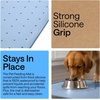 image:imageGORILLA GRIP Dog Food Mat 100 Waterproof Silicone 185x115 GrayLight Blue