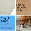 image:imageGORILLA GRIP Dog Food Mat 100 Waterproof Silicone 185x115 GrayLight Gray