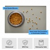image:imageGORILLA GRIP Dog Food Mat 100 Waterproof Silicone 185x115 GrayLight Gray