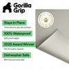 image:imageGORILLA GRIP Dog Food Mat 100 Waterproof Silicone 185x115 GrayLight Gray