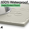 image:imageGORILLA GRIP Dog Food Mat 100 Waterproof Silicone 185x115 GrayLight Gray